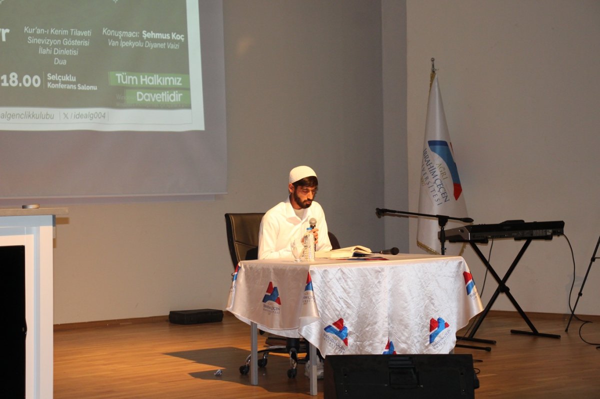 Ağrı'da Hz. Mus'ab Bin Umeyr Konferansı gerçekleştirildi