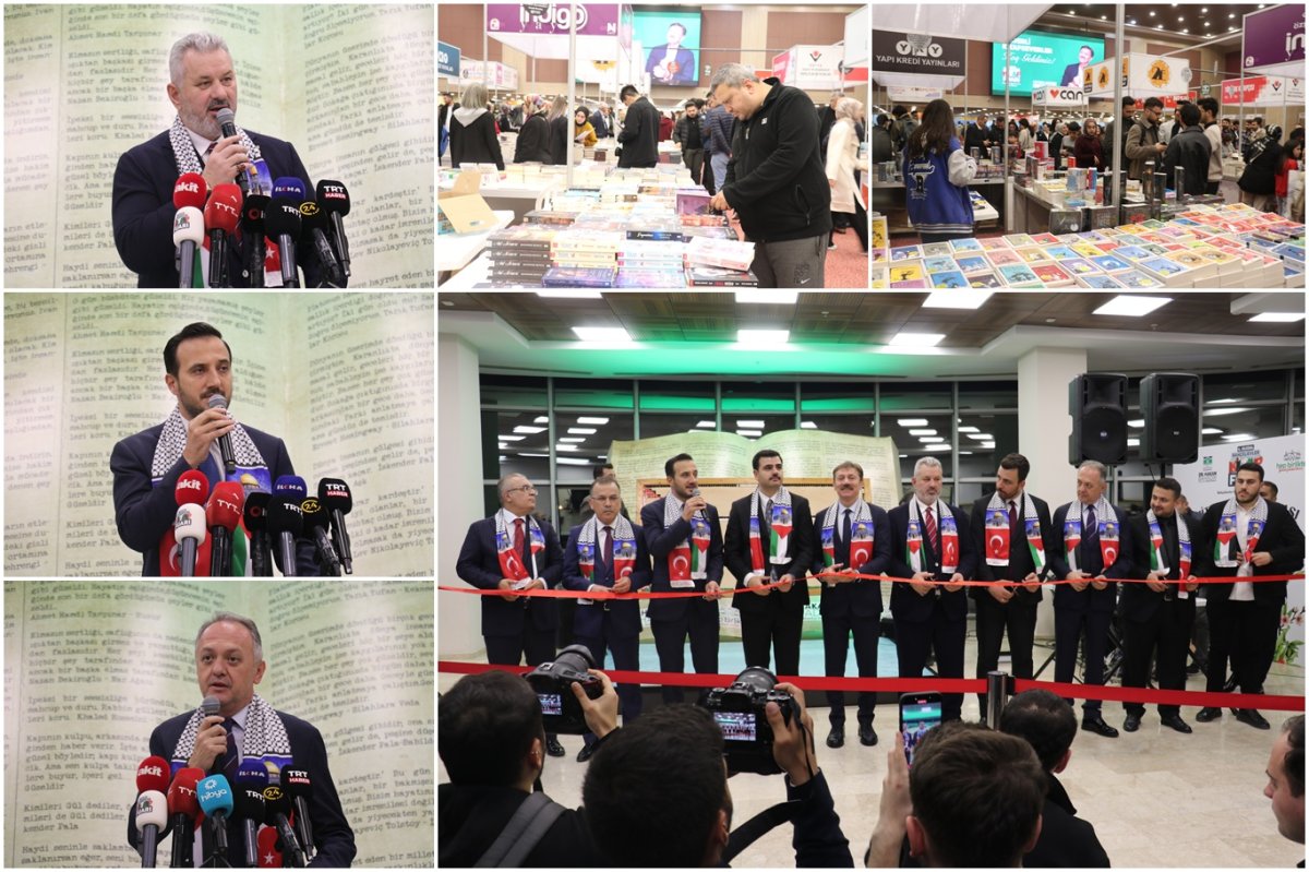 "Bahçelievler 4. Ulusal Kitap Fuarı" Filistin temasıyla açıldı