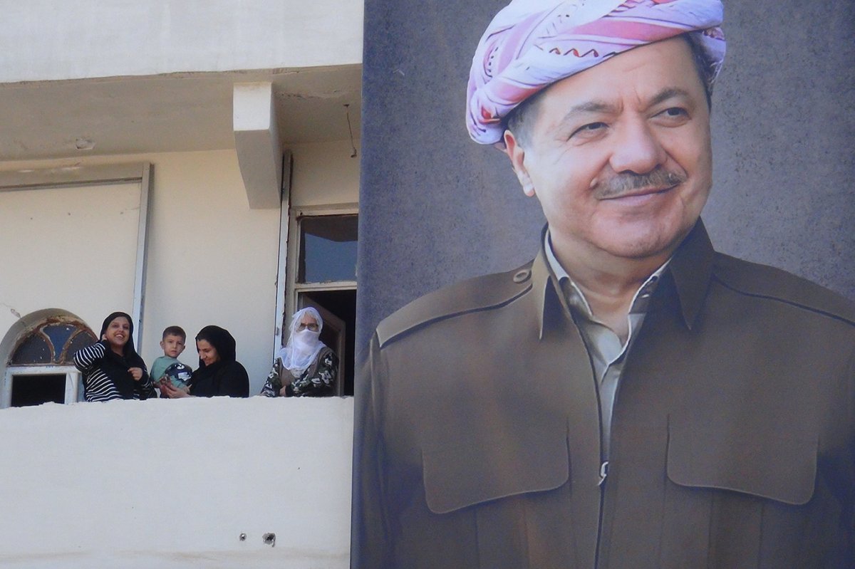 KDP lideri Barzani Cizre’de tarihi mekanları gezdi