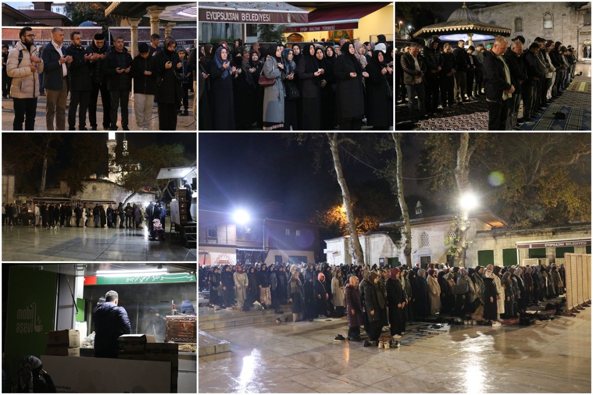 Öğrenci ve veliler Gazze için sabah namazında buluştu