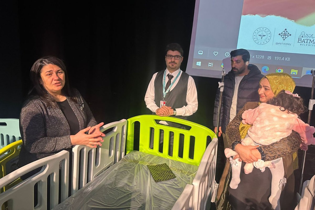 Batman'da çocuk hastalara fonksiyonel hasta yatağı desteği başladı
