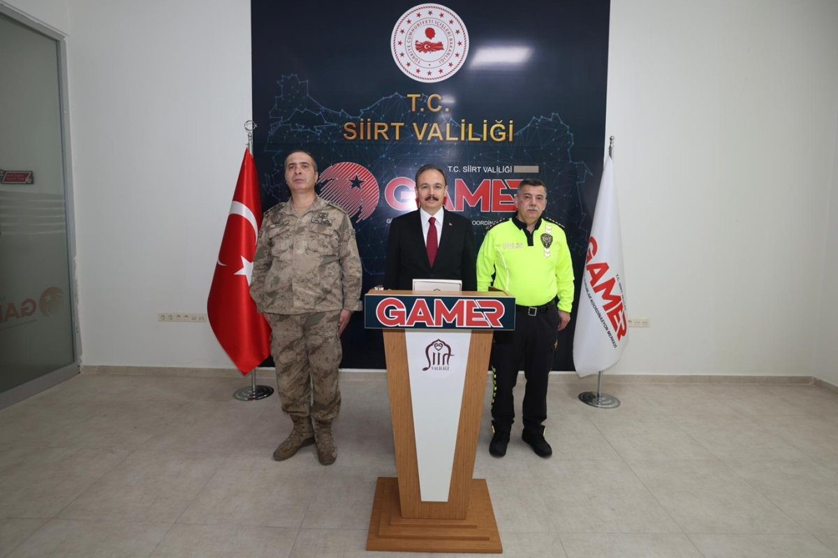 Vali Kızılkaya, Kasım ayı asayiş ve güvenlik verilerini açıkladı