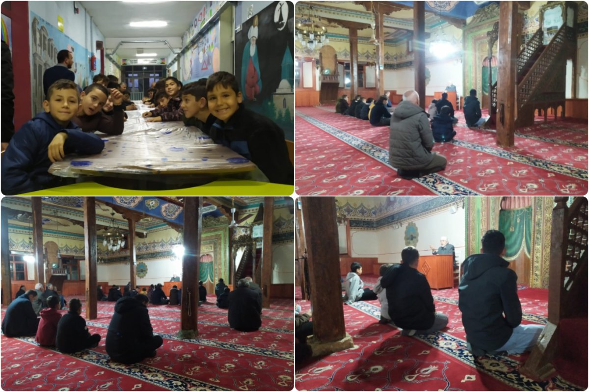 Konya Doğanhisar’da çocuklara sabah namazı ve kahvaltı etkinliği
