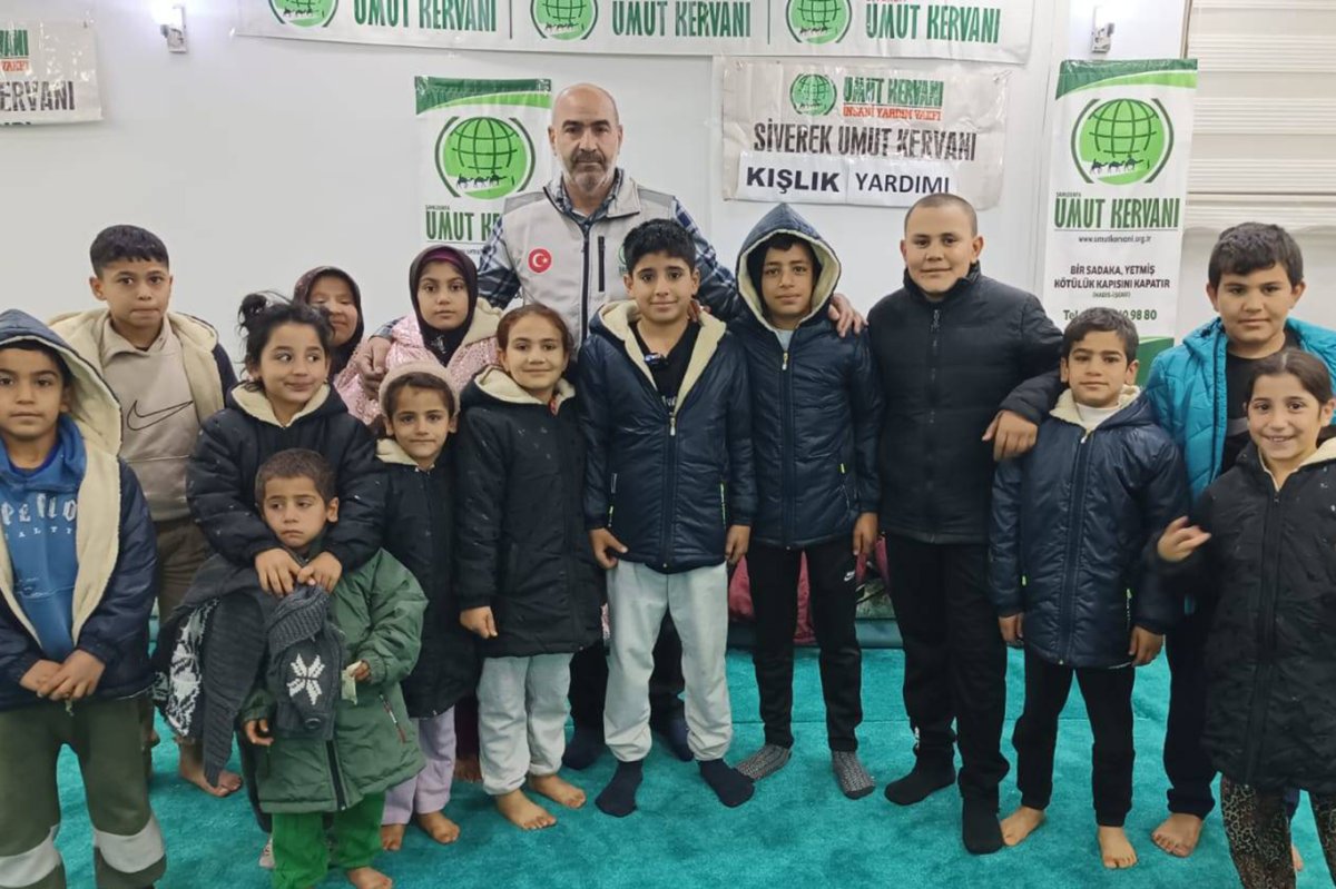 Umut Kervanı, bu kış da Siverek’te yüzlerce minik yüreği ısıttı