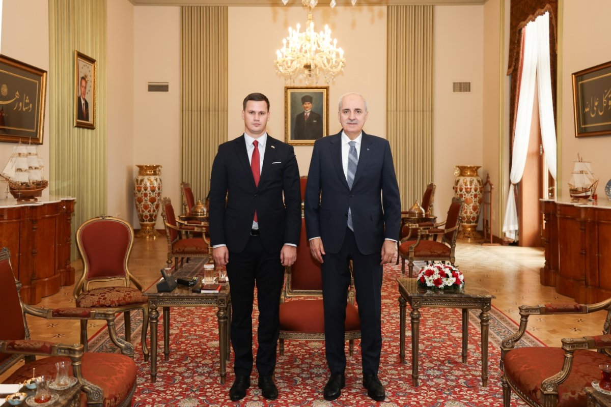 TBMM Başkanı Kurtulmuş, Bosna Hersek Tuzla Kantonu Başbakanı Halilagic'i kabul etti