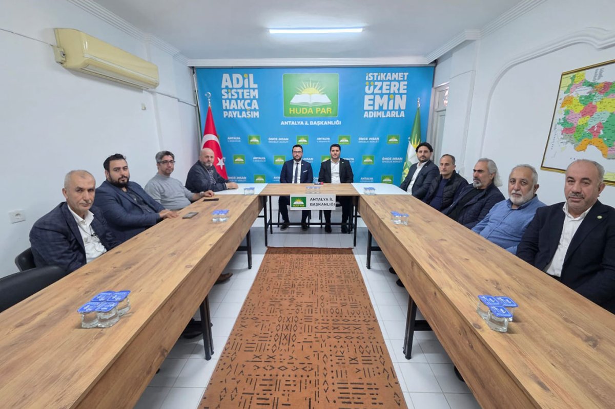 Saadet Partisi'nden HÜDA PAR Antalya İl Başkanlığına ziyaret
