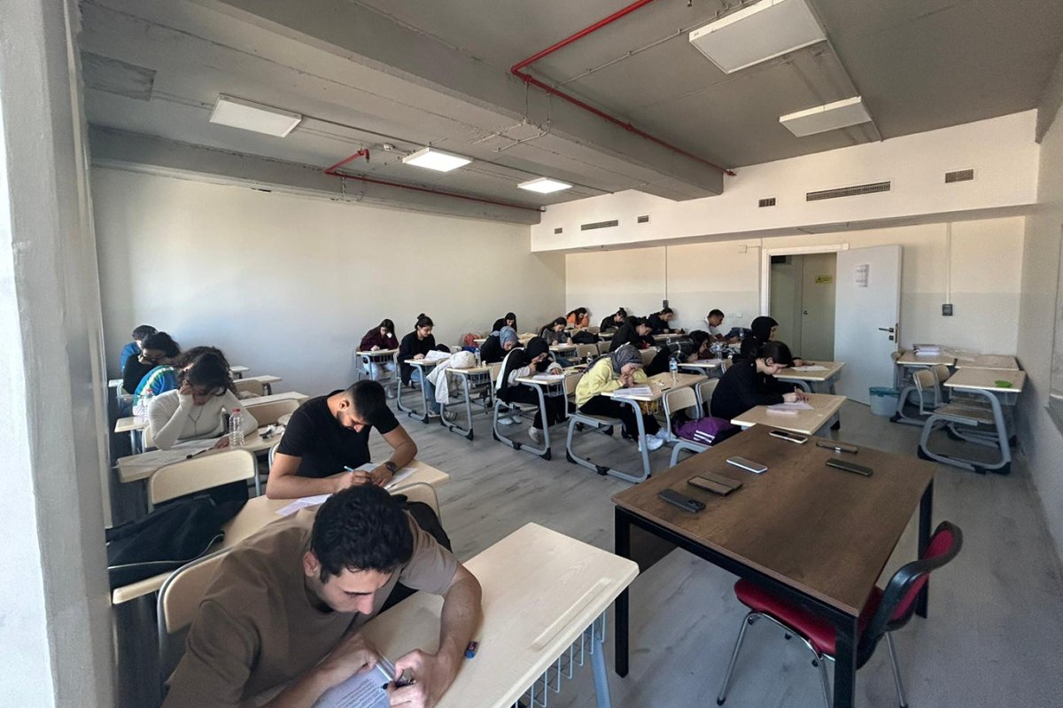 Etüt merkezinde haftalık deneme sınavları başladı