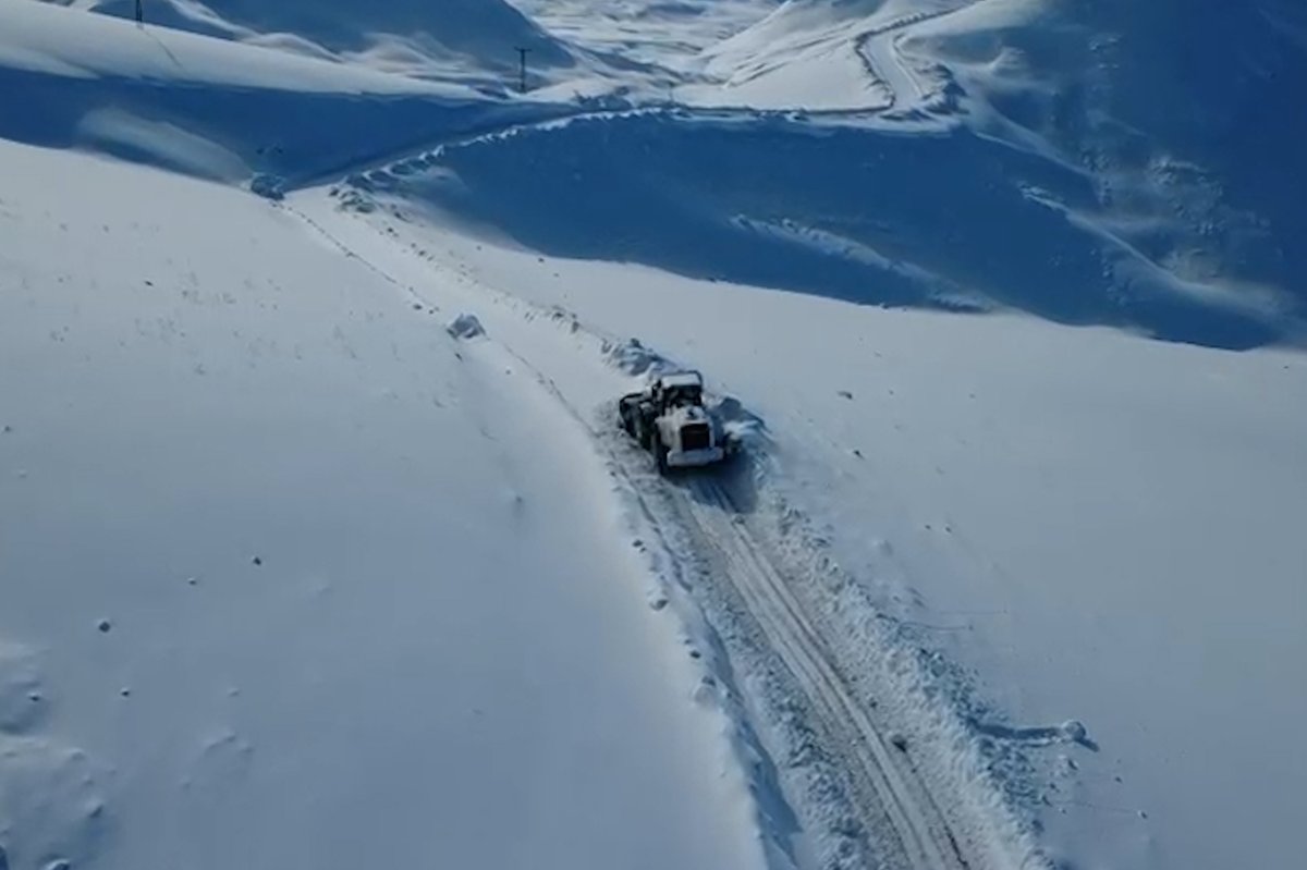 Şırnak’ta kar mesaisi devam ediyor