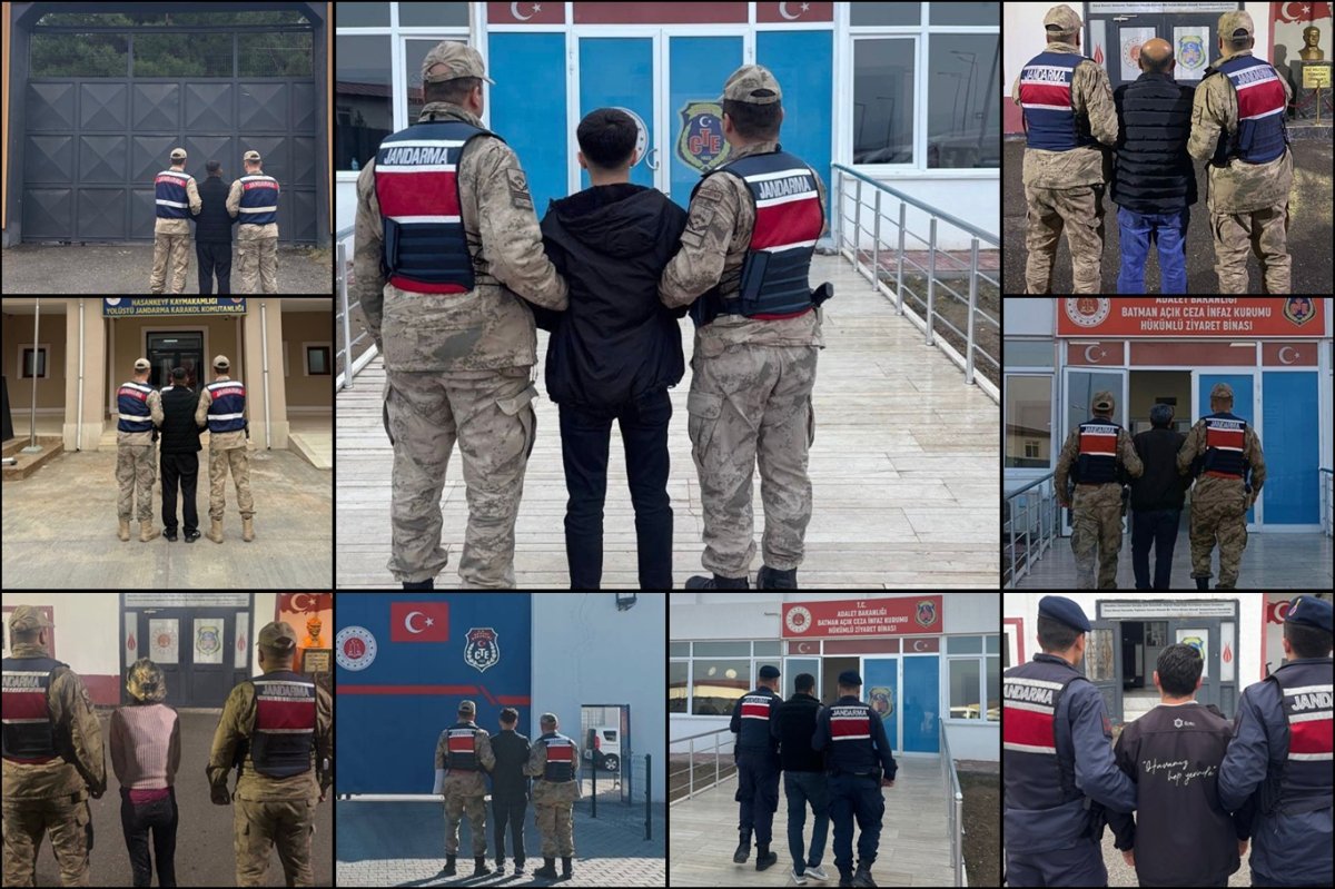 Batman'da aranan şahıslara yönelik operasyonlarda 17 kişi yakalandı