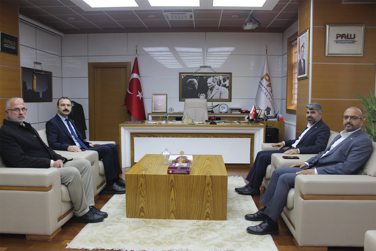 HÜDA PAR’dan Palu Kaymakamı'na ziyaret