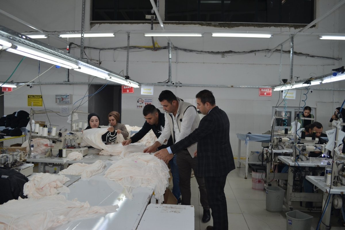 SGK’dan Batman'daki tekstil işletmesine bilgilendirme ziyareti