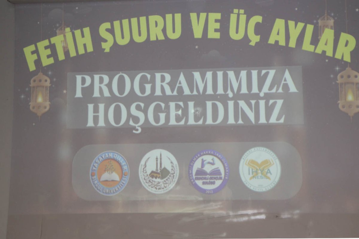 Bingöl'de “Fetih Şuuru ve Üç Aylar” konferansı düzenlendi