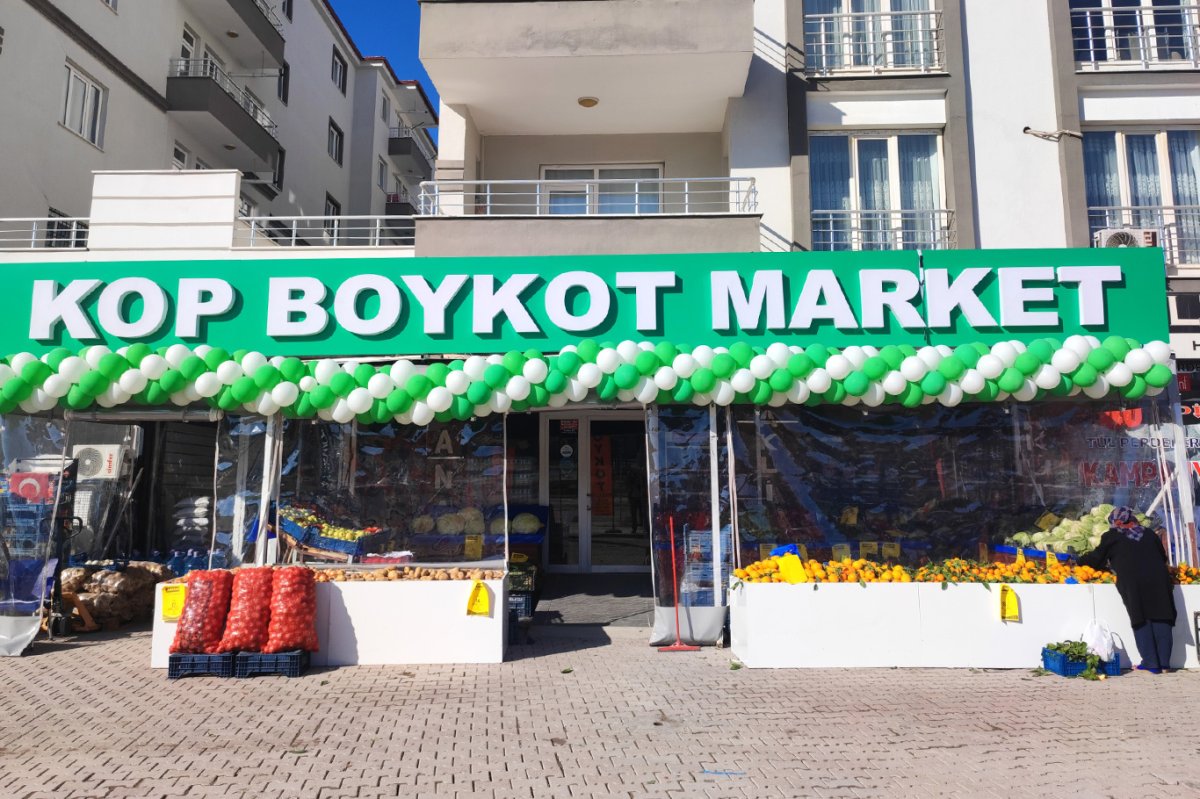 Boykot Market'e halktan destek: Boykot ürünlerini bedava verseler de almayacağız