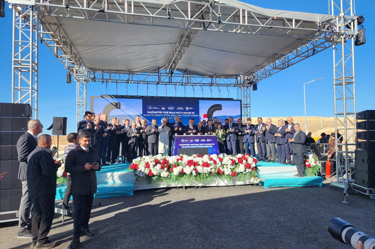 Gaziantep Fırat-OSB İsale Hattı Projesi'nin açılışı gerçekleşti