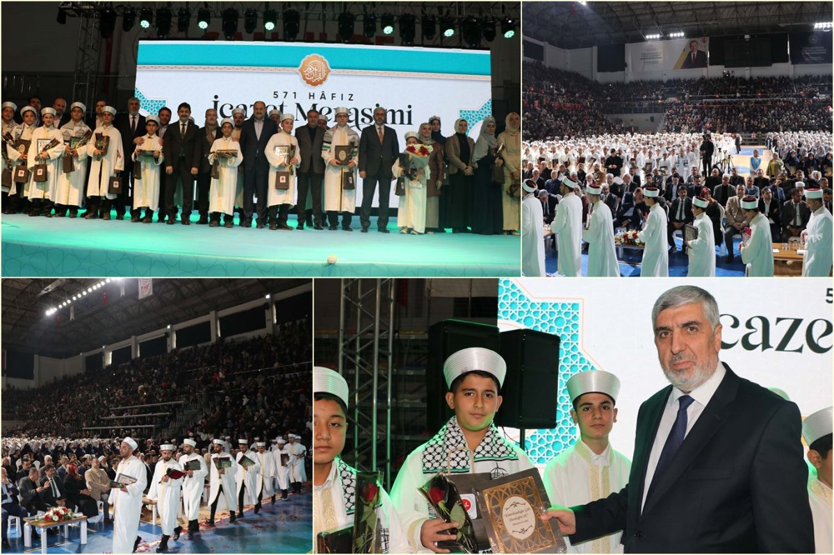 Şanlıurfa’da 571 öğrenci için icazet töreni