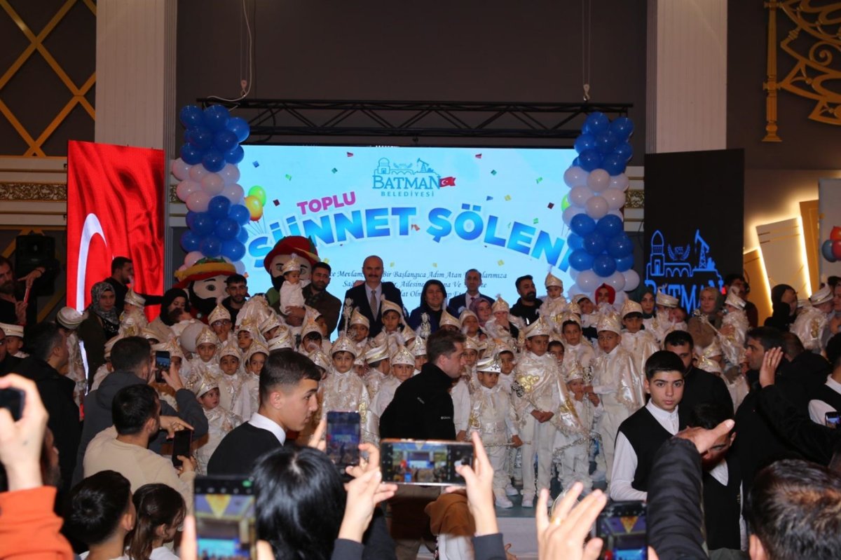 Batman'da toplu sünnet şöleni düzenlendi