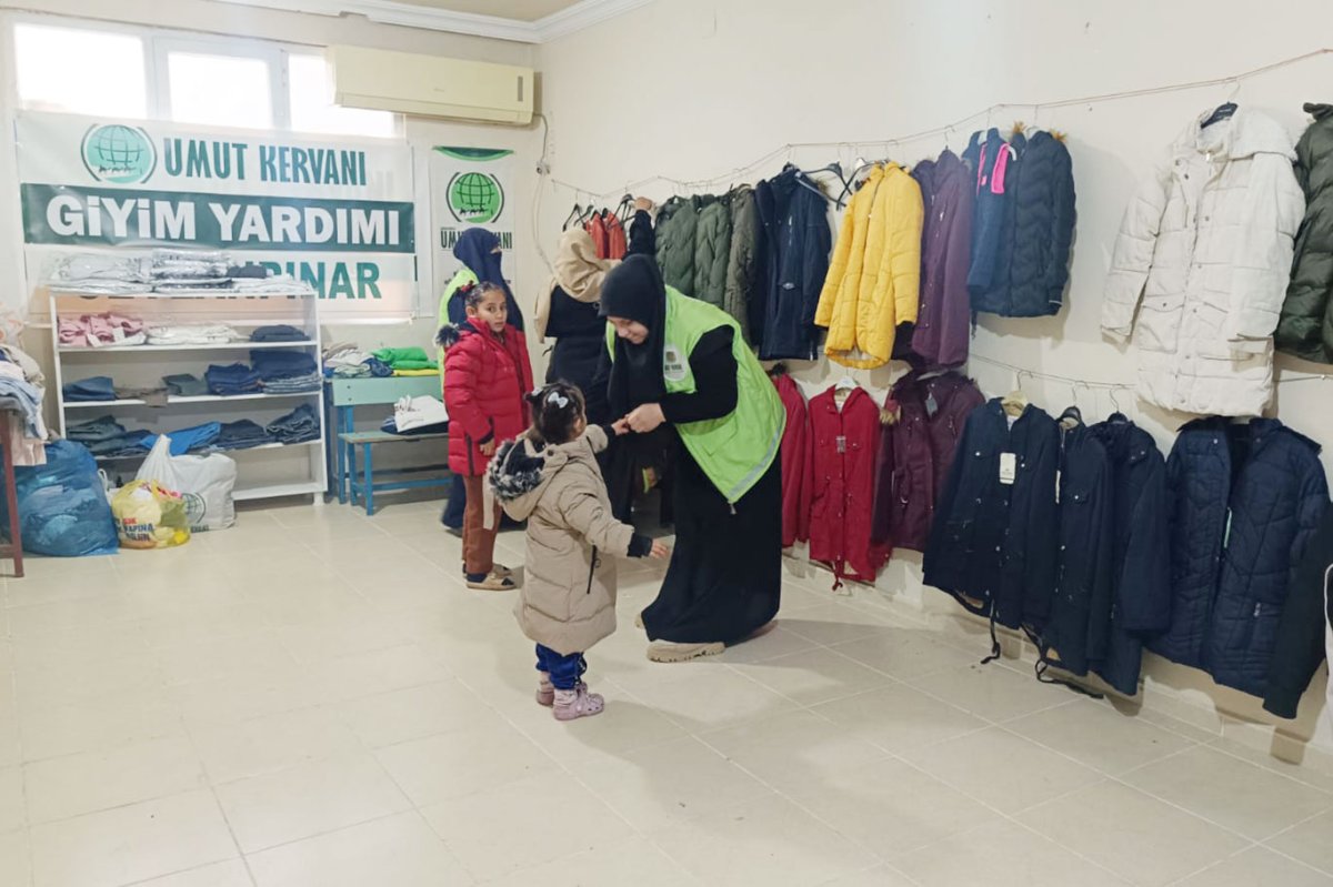 Umut Kervanı Ceylanpınar'da "umut" olmaya devam ediyor