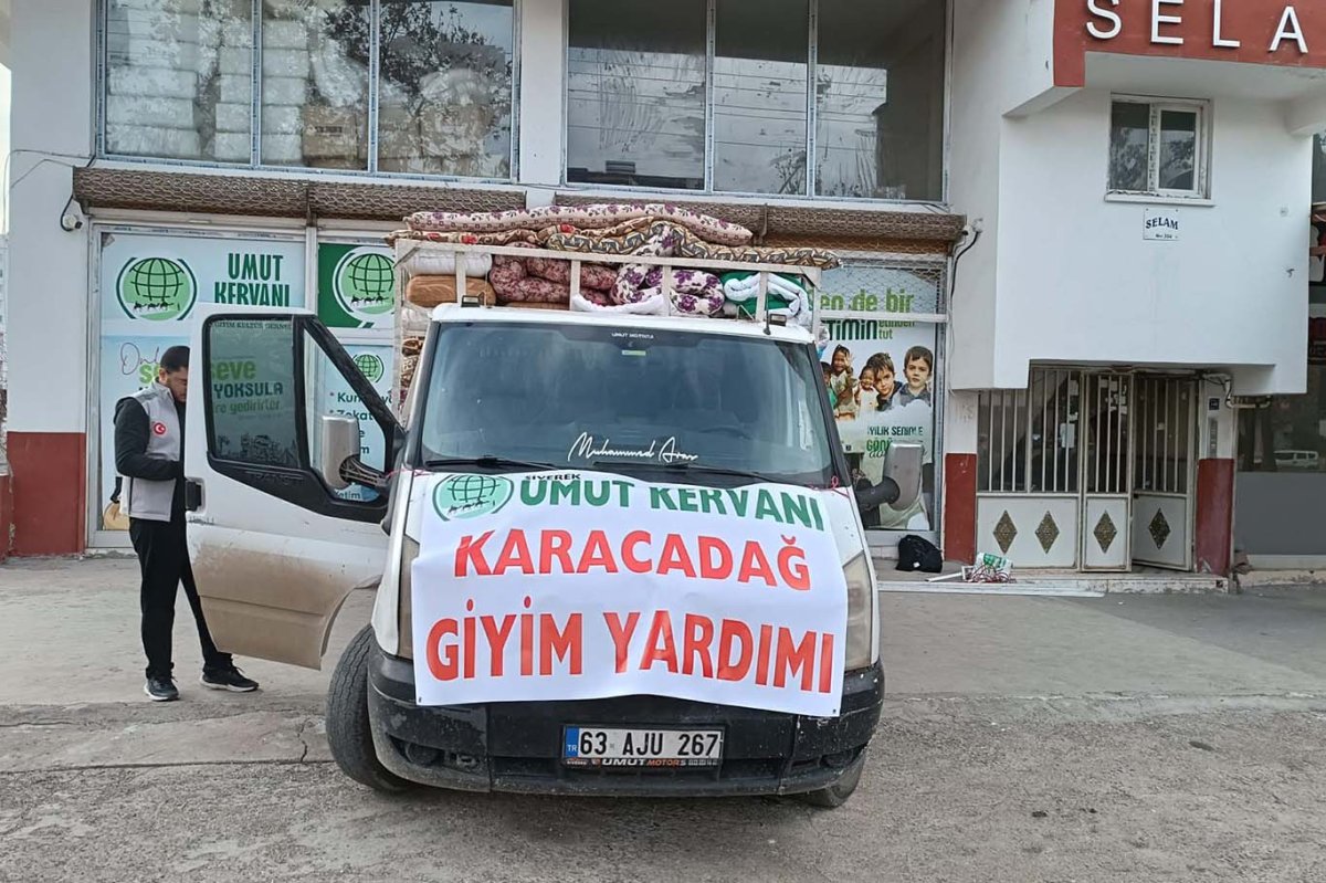 Umut Kervanı’ndan Karacadağ’da yardım seferberliği