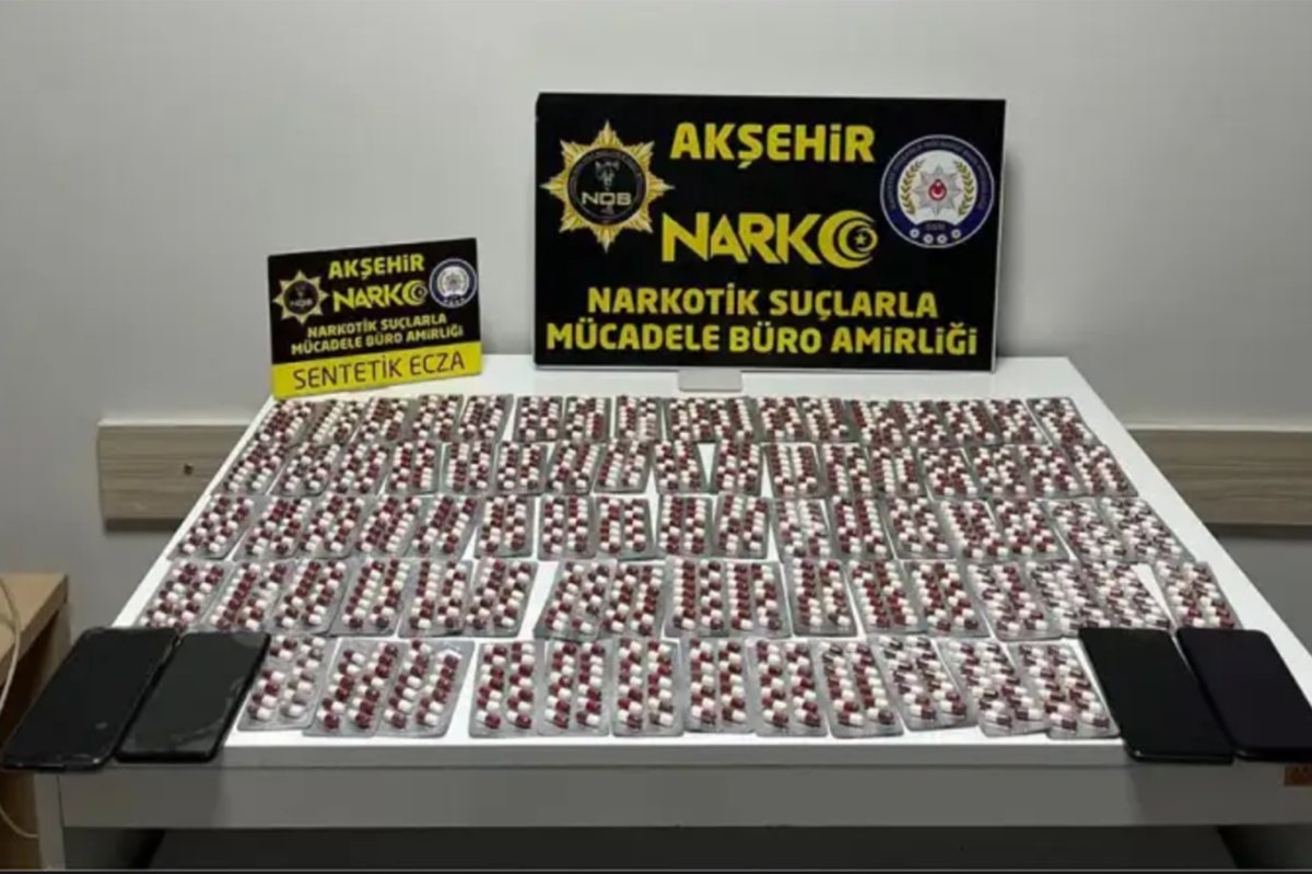 Konya'da eş zamanlı uyuşturucu operasyonu