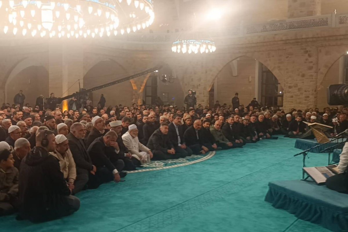 Batman’da Regaib Kandili coşkuyla idrak edildi