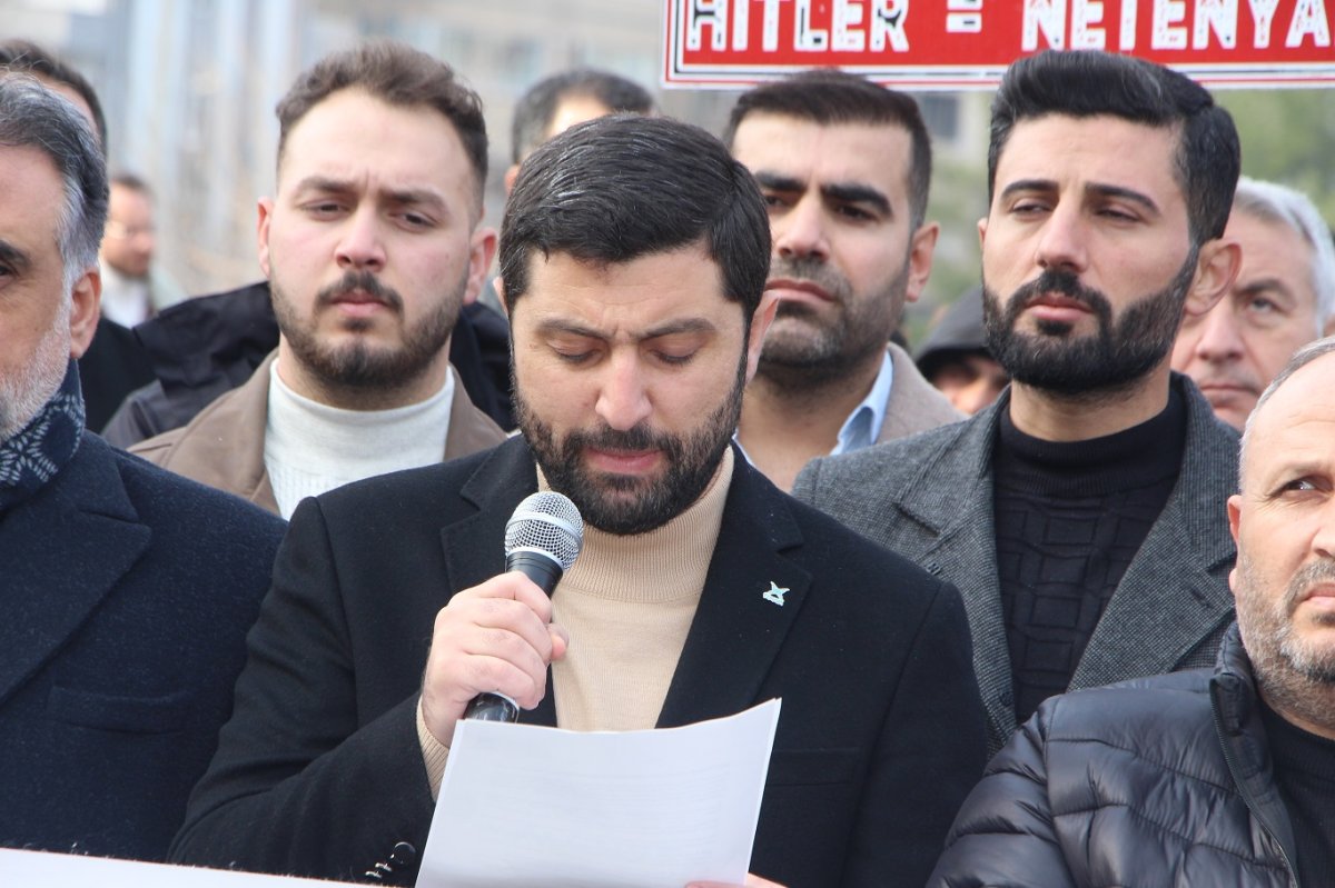 Mardin'de Gazze için basın açıklaması düzenlendi