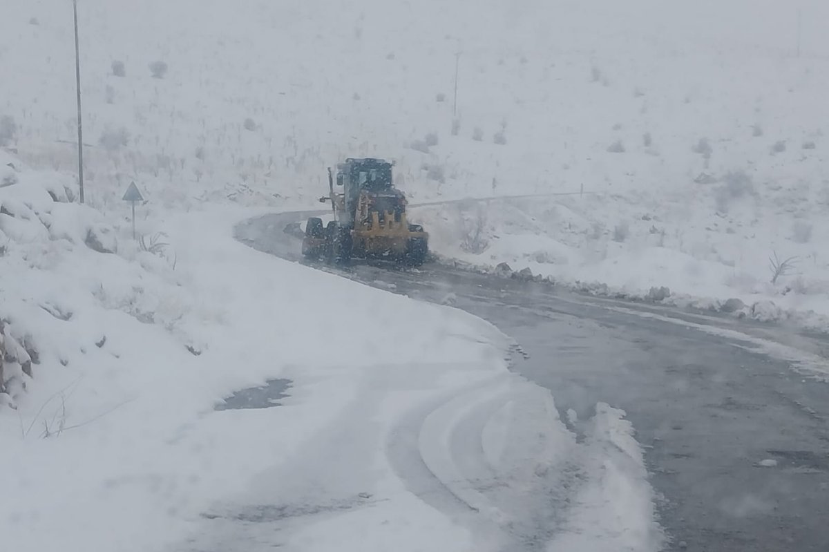 Battalgazi Belediyesi'nden kar ile mücadele çalışması