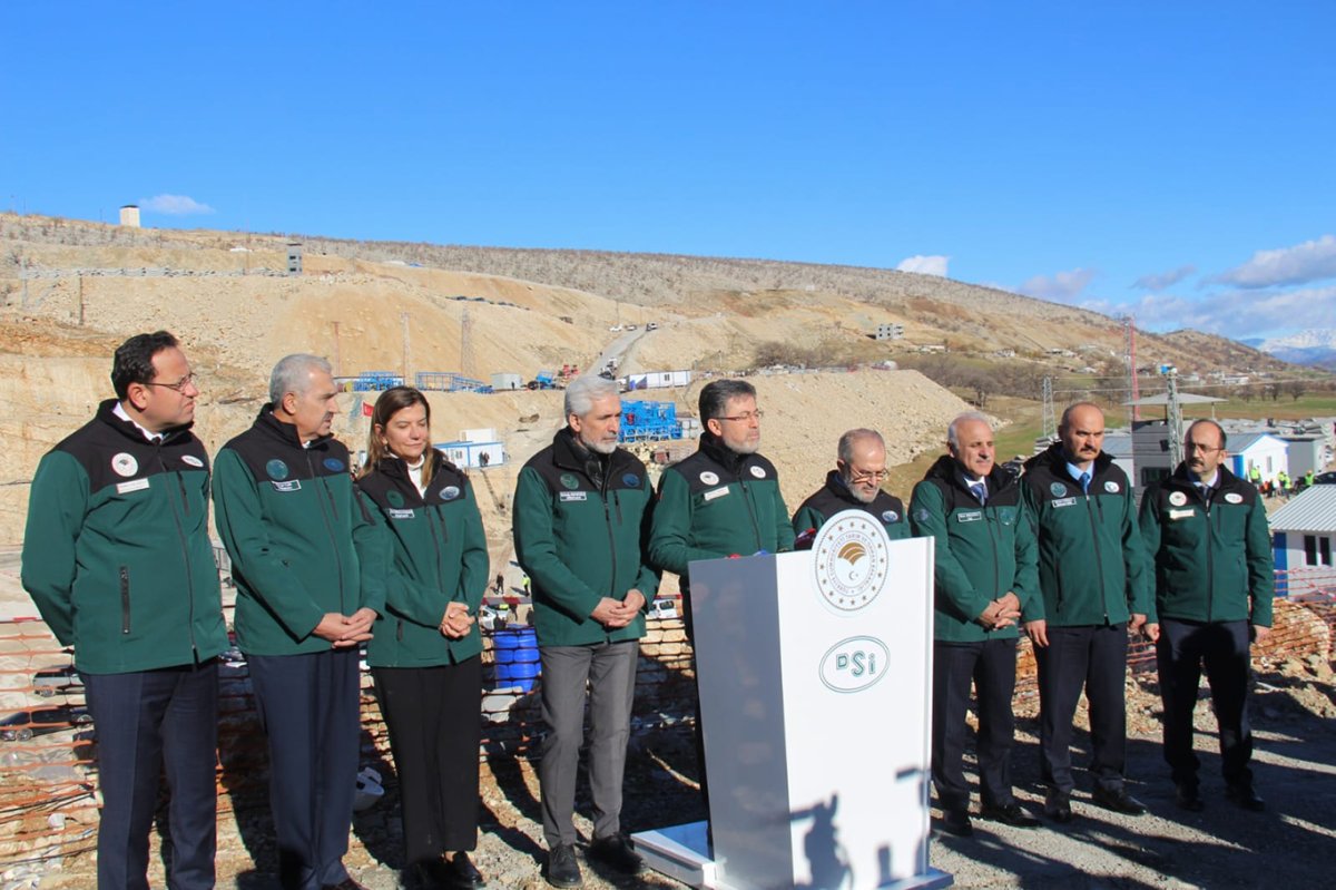 Bakan Yumaklı: Babakaya Tüneliyle saniyede 212 metreküp su taşınacak