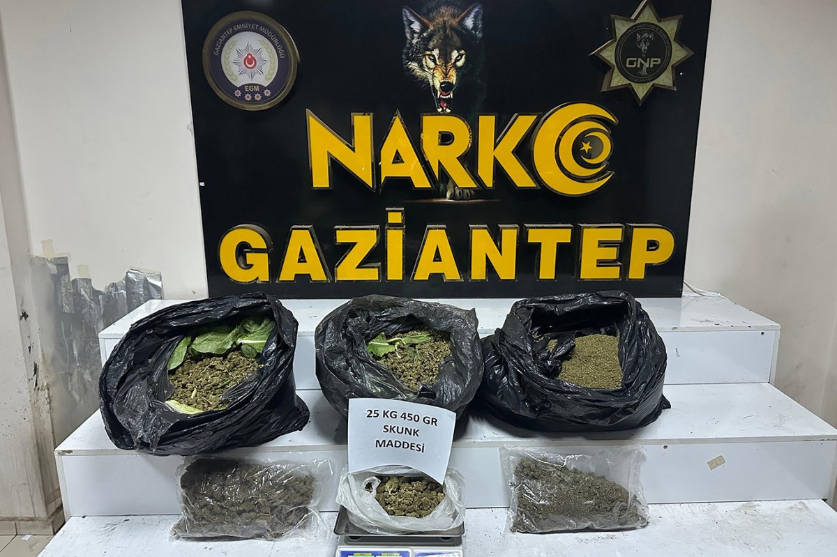 Gaziantep'te uyuşturucu operasyonu: 11 şüpheli tutuklandı