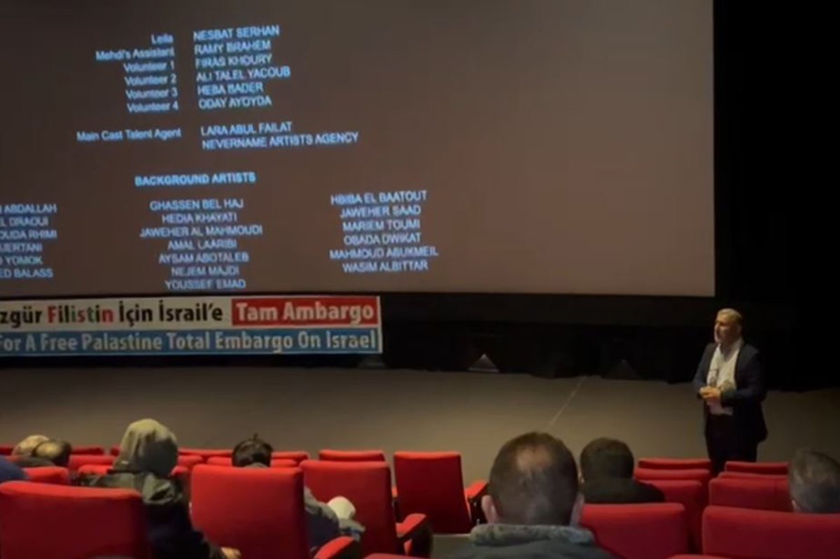 Siyonist işgalin soykırım belgesi “Hind Rajab’ın Sesi” filmi Ankara’da izleyiciyle buluştu
