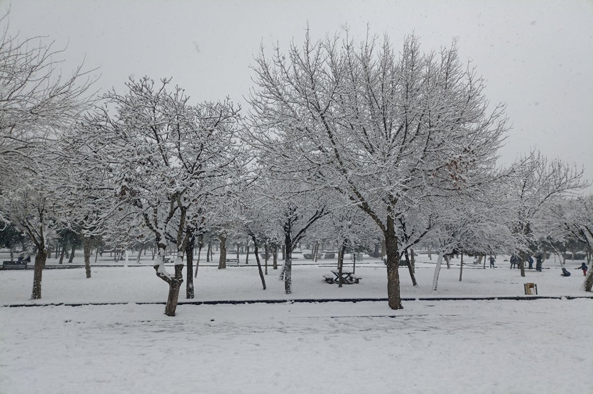 Diyarbakır’da kar sonrası kartpostallık manzaralar