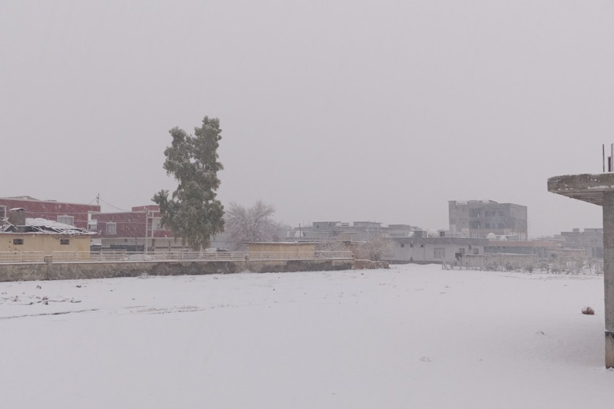 Mardin’de yılın ilk karı yağdı
