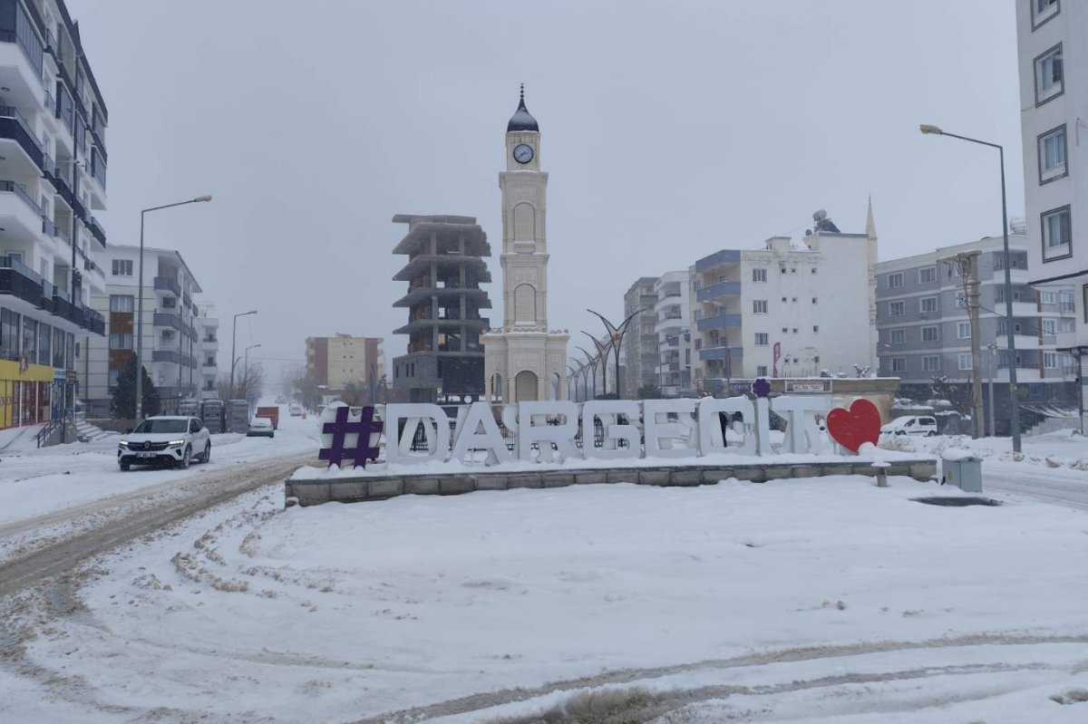 Dargeçit’te kar yağışına karşı yetersiz çalışma