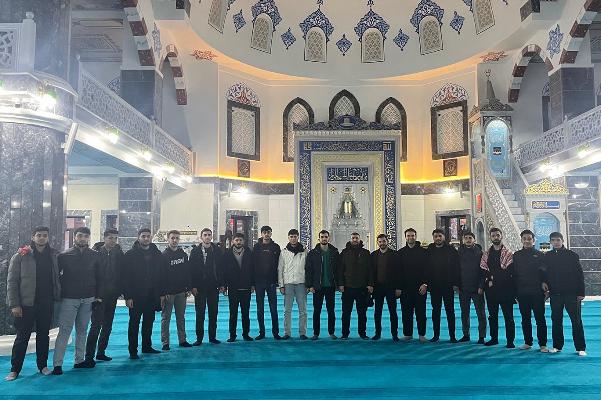 Ağrı Merkez Camiinde sabah namazı buluşması gerçekleştirildi