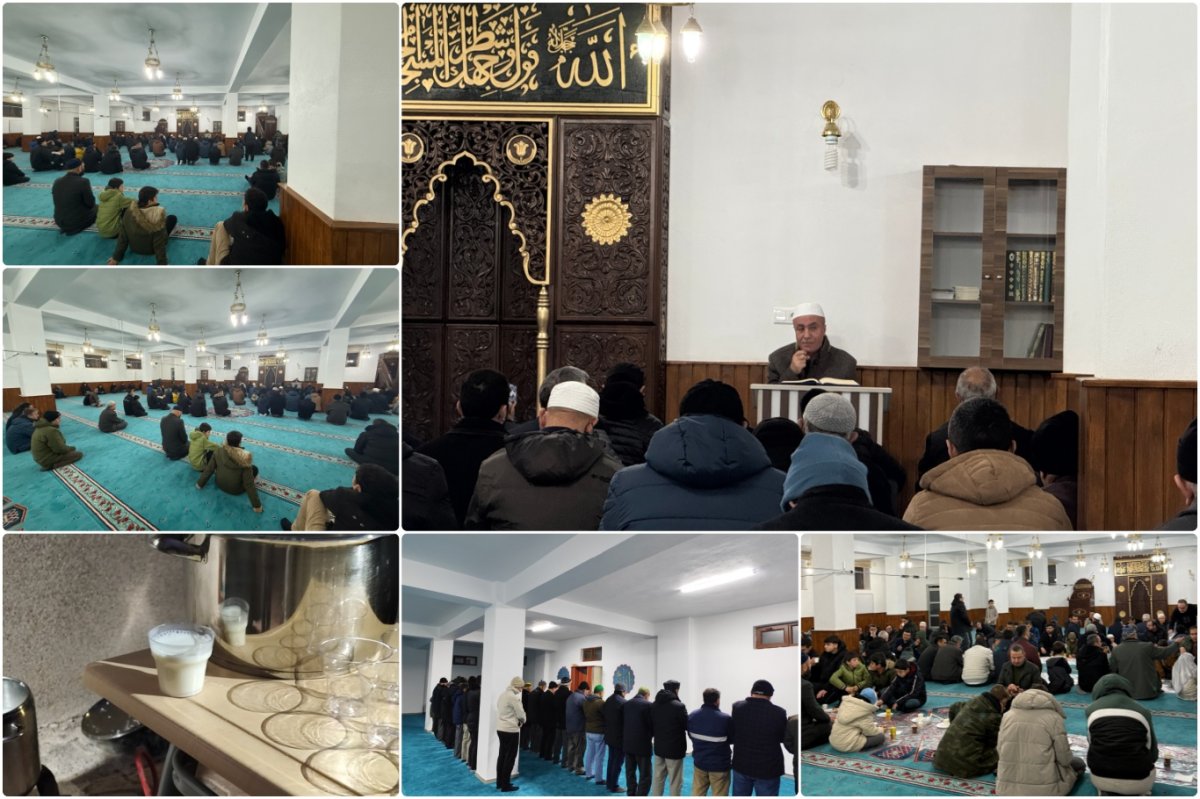 Konya’da gençler yeni yılın ilk sabah namazında buluştu