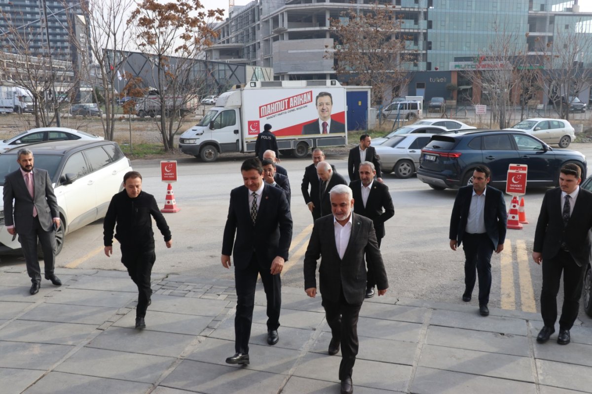 HÜDA PAR Genel Başkanı Yapıcıoğlu’ndan Saadet Partisi Genel Başkanı Arıkan’a ziyaret