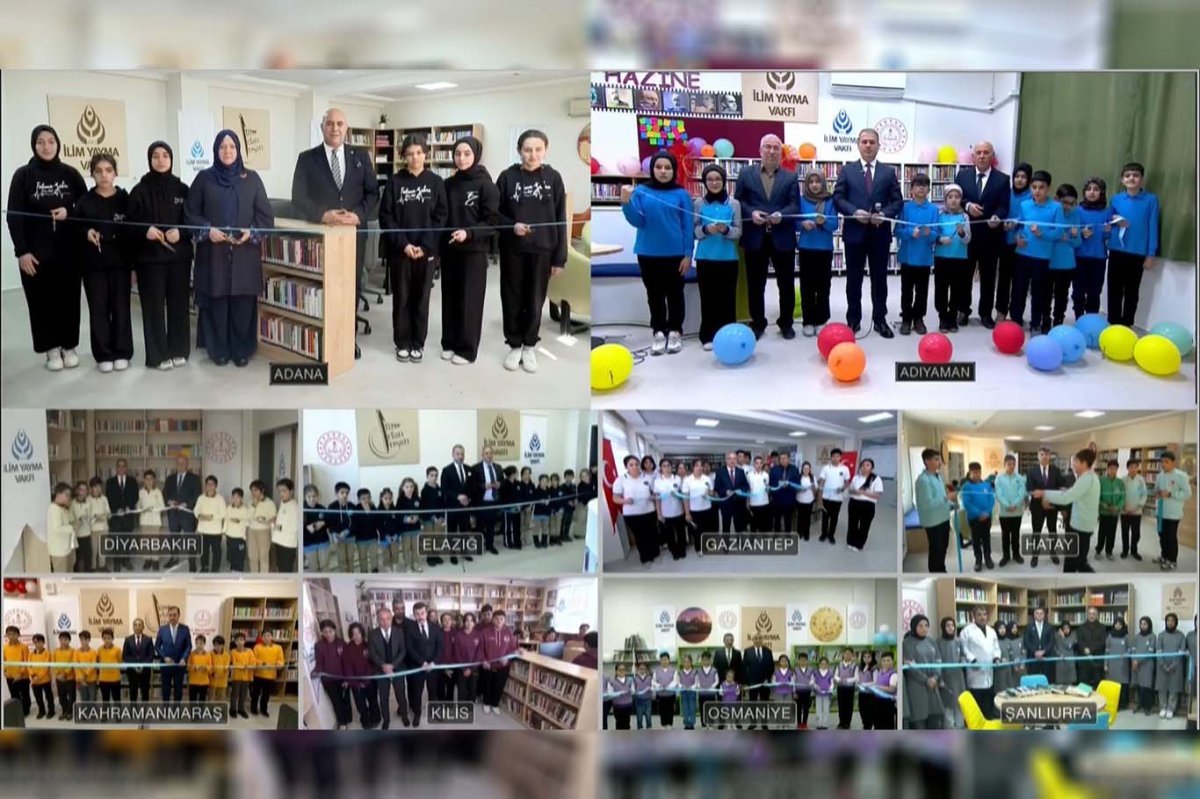 Şanlıurfa dahil 50’nci yıl kütüphanelerinin toplu açılışı yapıldı