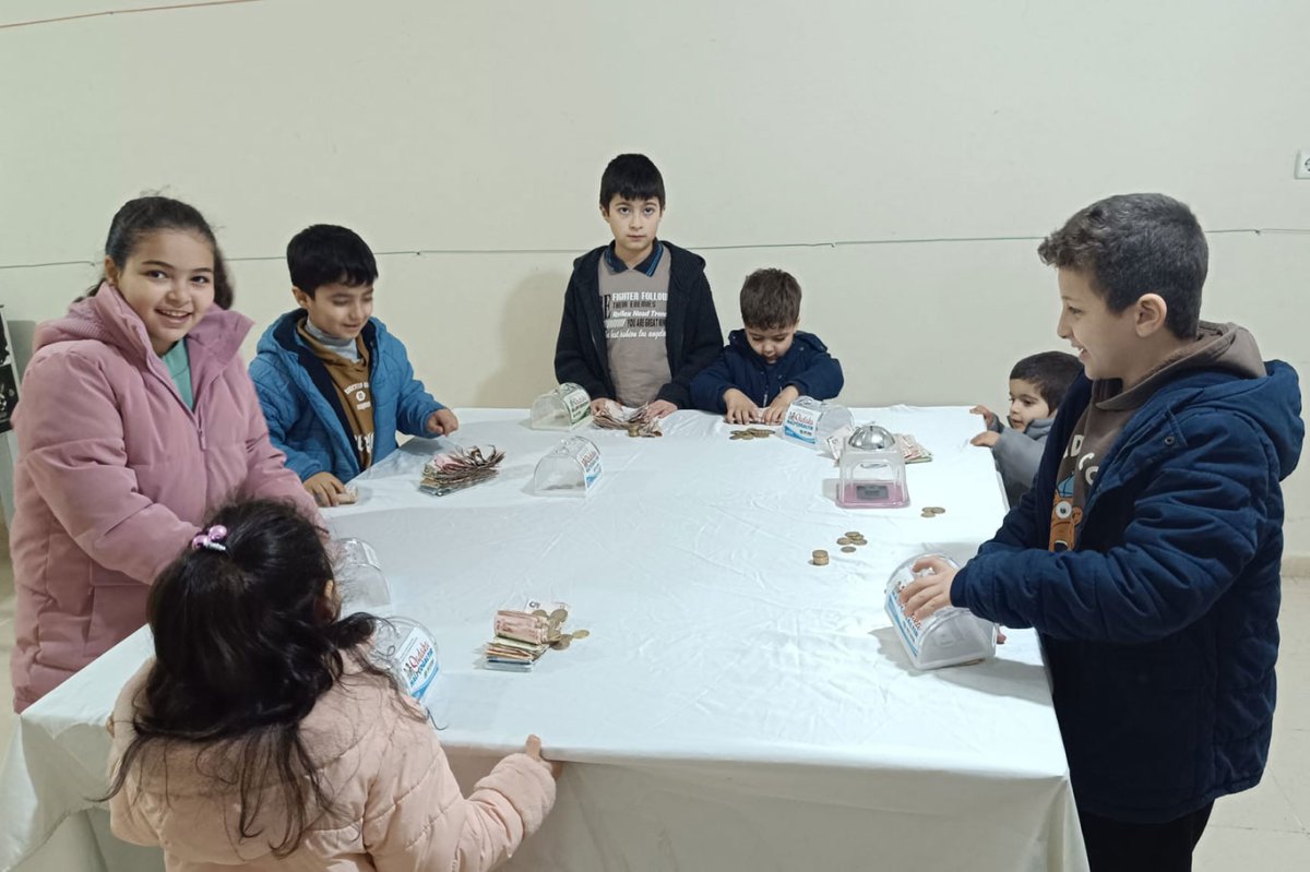 Ceylanpınar'da minik ellerden Gazze'ye anlamlı yardım