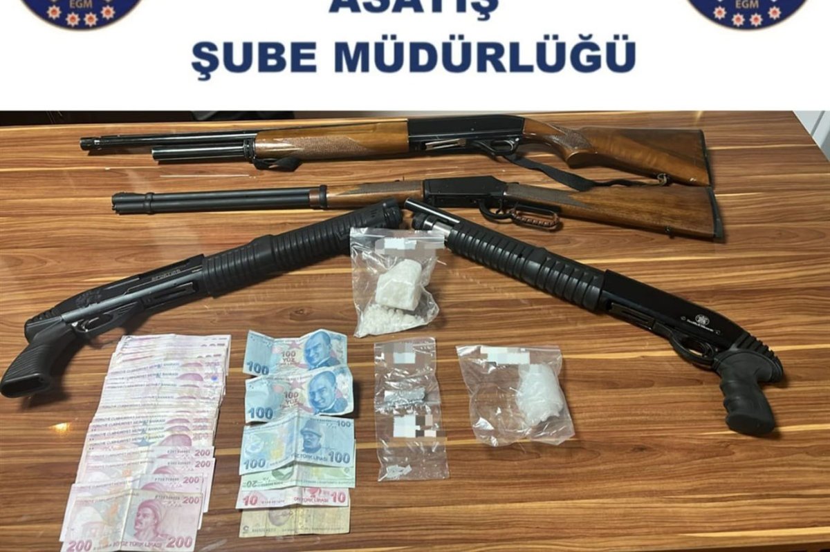 Gaziantep'te ruhsatsız silah operasyonu