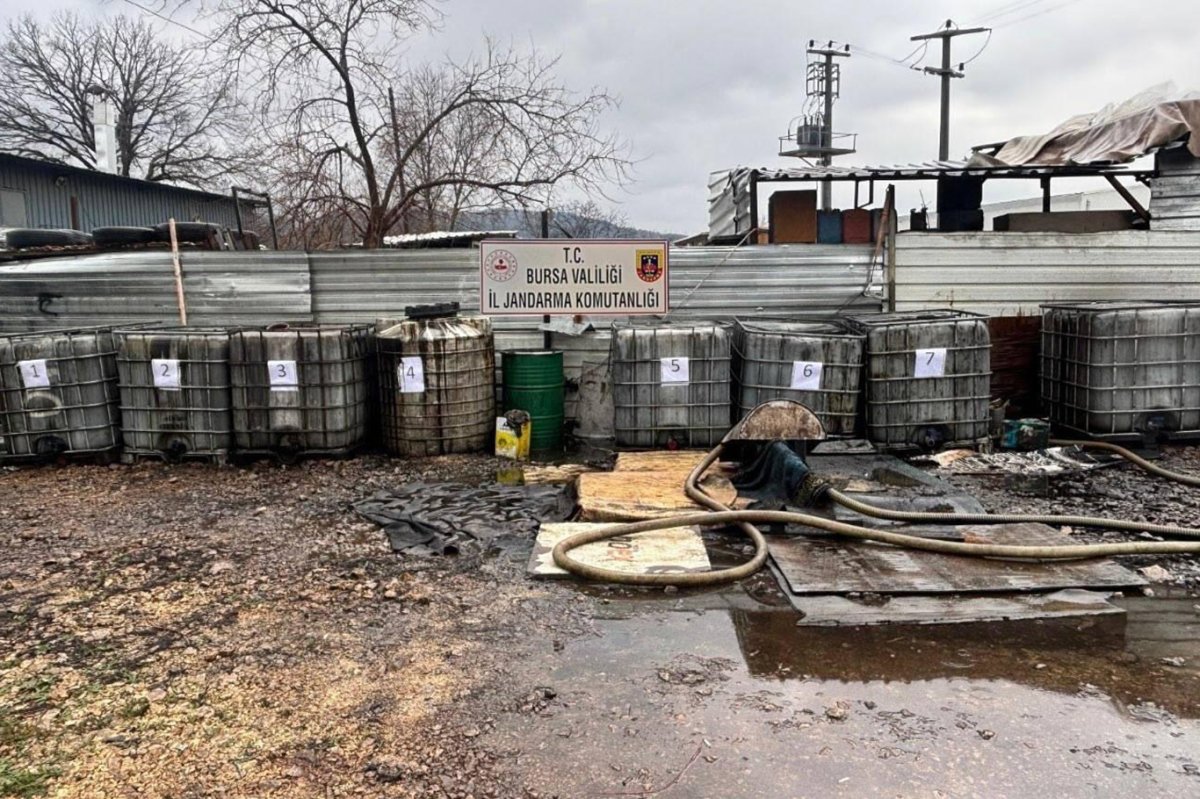 Bursa’da kaçak akaryakıt operasyonu: 5 gözaltı