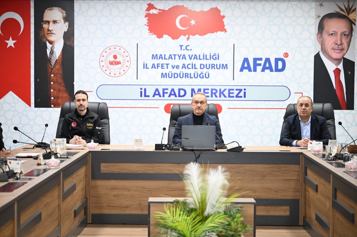 Malatya'da Afet Koordinasyon Toplantısı gerçekleştirildi