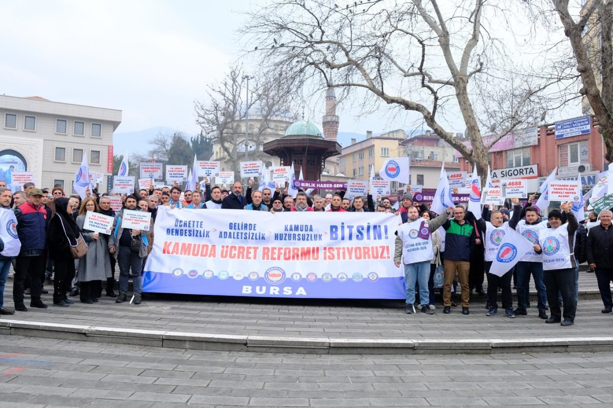 Memur-Sen Bursa'dan kamuda ücret adaletsizliğine tepki