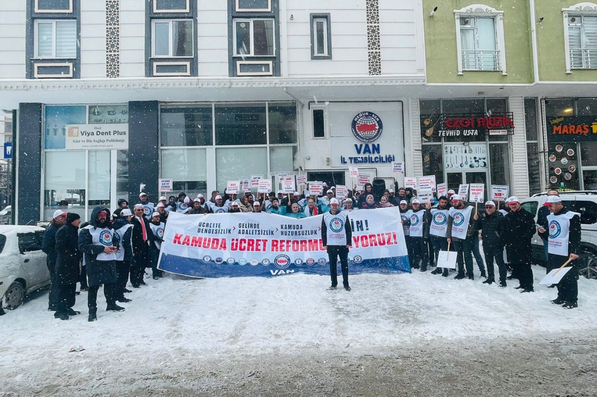 Memur-Sen Van Şubesi’nden ücrette denge, gelirde adalet talebi!