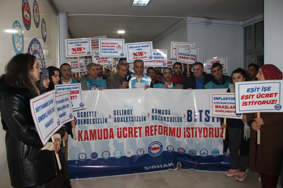 Şırnak Memur-Sen'den "Adalet" çağrısı