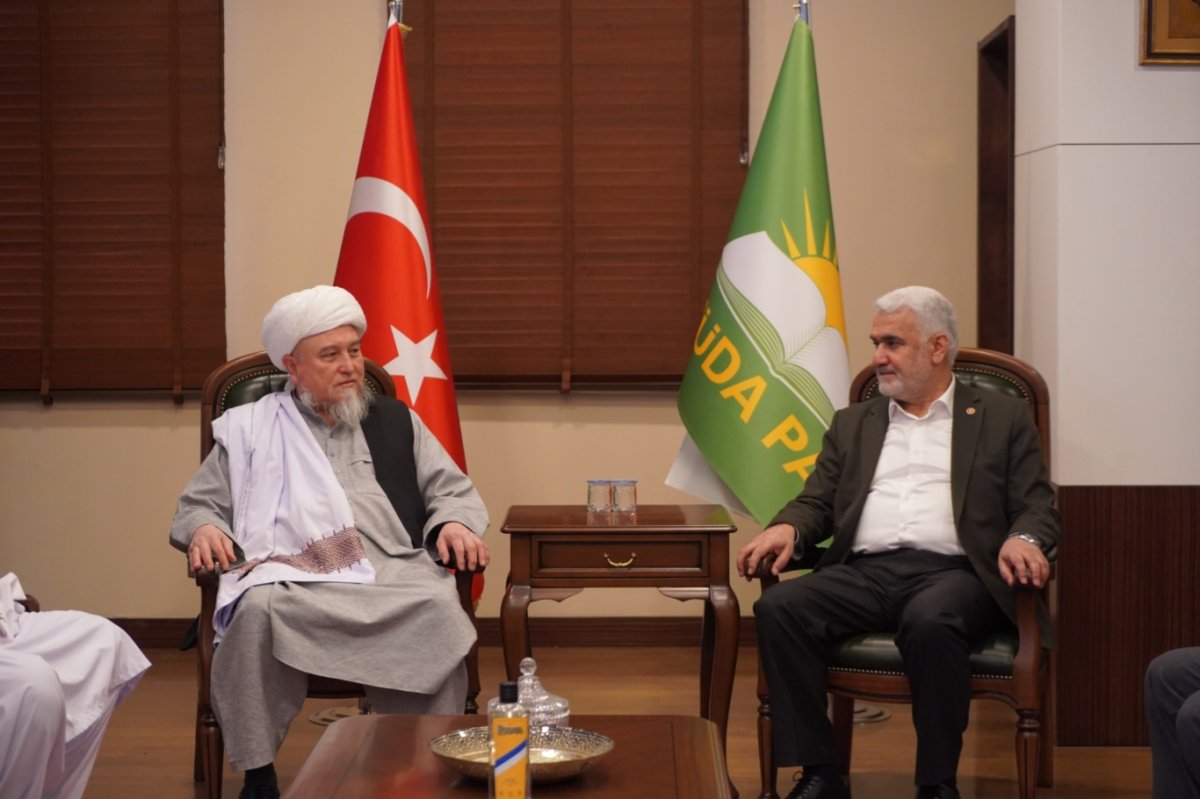 HÜDA PAR Genel Başkanı Yapıcıoğlu, Afganistan Büyükelçisi'ni ağırladı