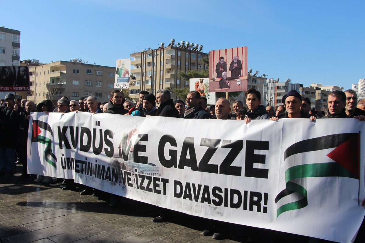 Mardin’de "Dünya Kudüs Haftası" basın açıklaması düzenledi