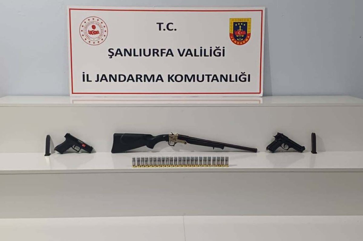Şanlıurfa’da ruhsatsız silah denetimlerinde 5 şüpheliye adli işlem