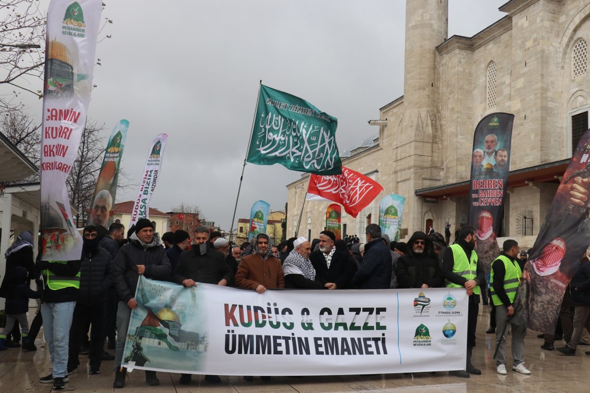 STK'lardan "Kudüs ve Gazze" yürüyüşü