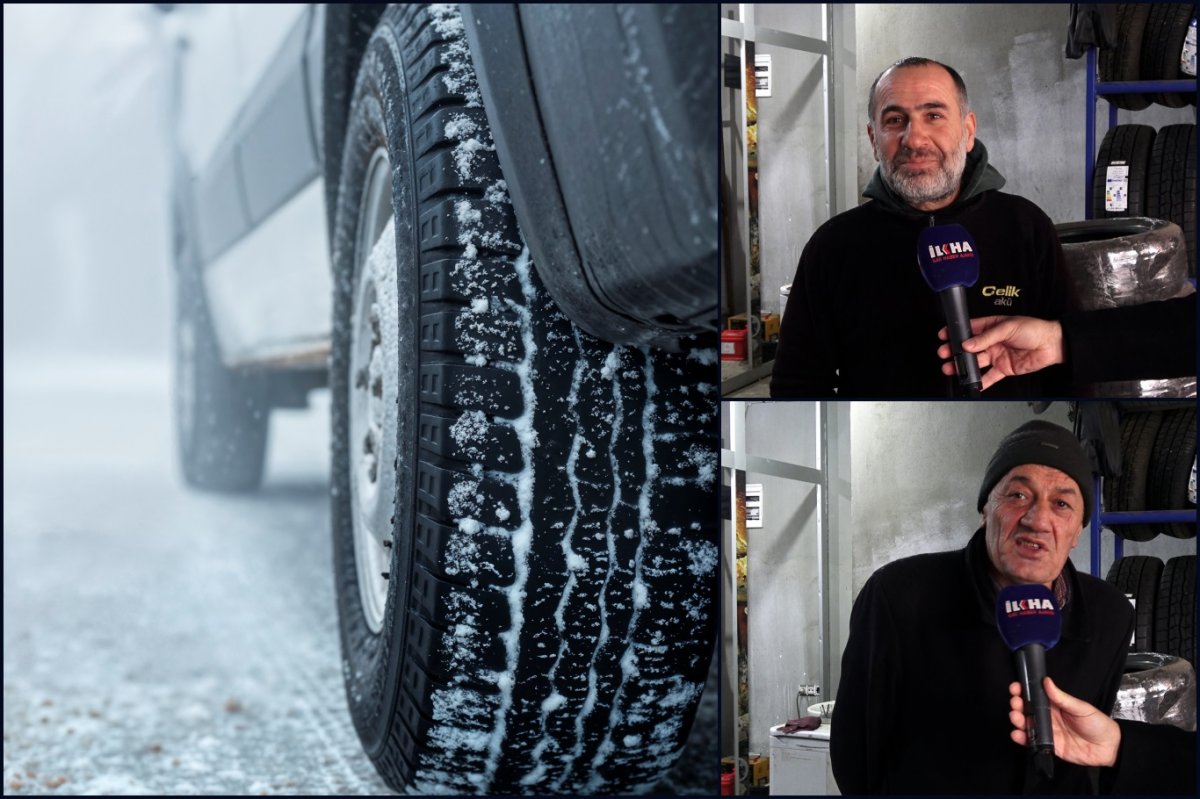 Lastik ustasından uyarı: Kış lastiği olmadan yola çıkmak büyük ihmalkarlık