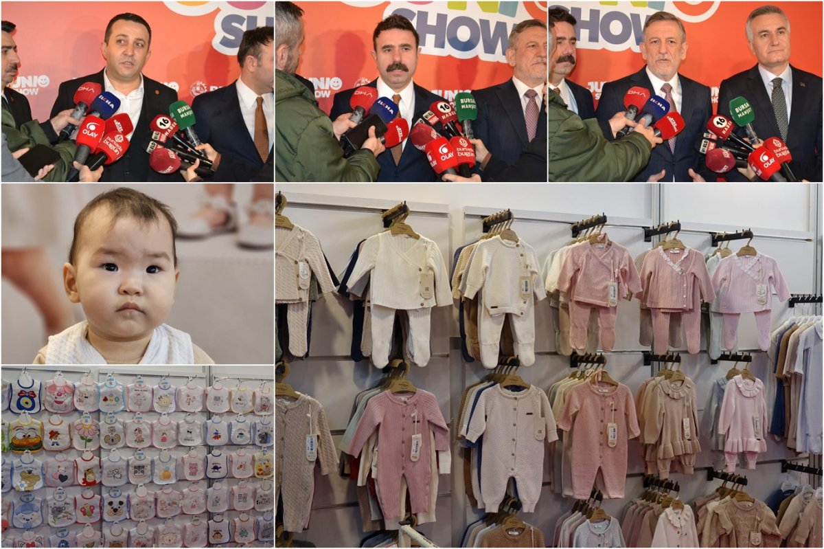Bursa Uluslararası Bebe, Çocuk Hazır Giyim ve Çocuk İhtiyaçları Fuarı kapılarını açtı