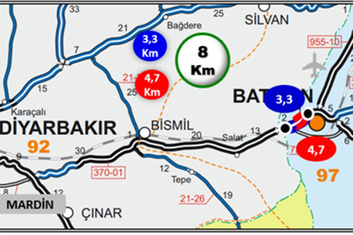 Diyarbakır–Batman Yolu Diktepe Geçişi projesinde çalışmalar sürüyor